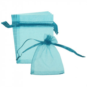 Saculet organza 7x7/9cm 5/set - Img 15