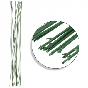 Sarma flori cu hartie verde 40cm - Img 2