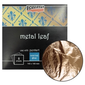 Schlagmetal 14x14cm 5/set Pentart - Img 4