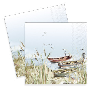 Servetel Barci la mal 33x33cm 2/set 1039700