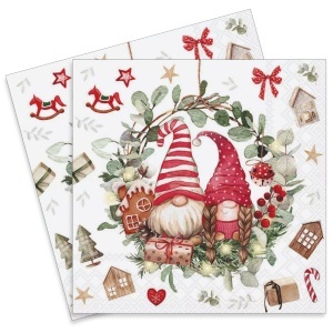 Servetel Cuplu pitici 33x33cm 2/set 33320330