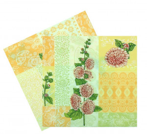 Servetel Tulpina flori 33x33cm 2/set SLOG011401 - Img 1