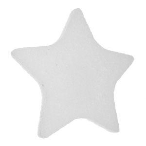 Stea polistiren dens 5 colturi rotunjite 15x14,5x1cm