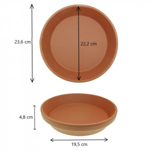 Suport ghiveci ceramica 22cm 606022 - Img 2