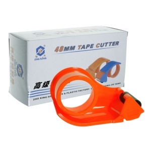 Suport plastic/metal pentru banda adeziva 4,8cm portocaliu - Img 2