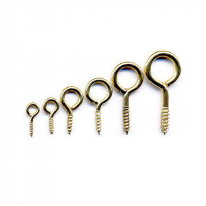 Surub cu inel auriu 0,8-2,4cm 60/set Meyco 28407 - Img 2