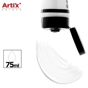 Vopsea acrilica 75ml Artix alb de titan PP631-01 - Img 2