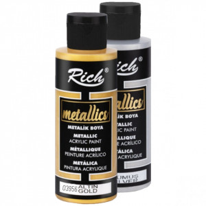 Vopsea acrilica metalizata 120ml Rich MET-120