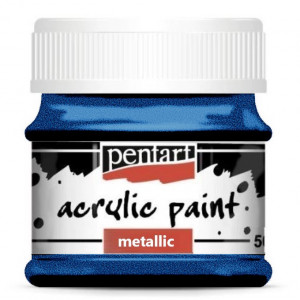 Vopsea acrilica metalizata 50ml Pentart - Img 2
