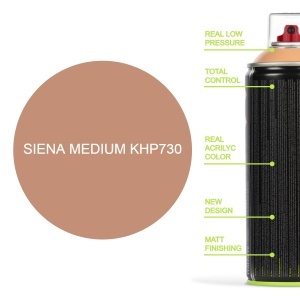 Vopsea acrilica spray 400ml Kobra HP crem 730 - Img 2