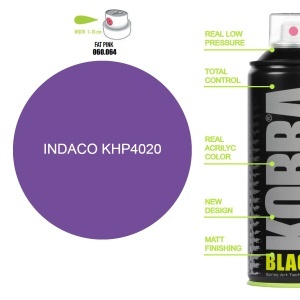 Vopsea acrilica spray 400ml Kobra HP mov liliac 4020 - Img 2