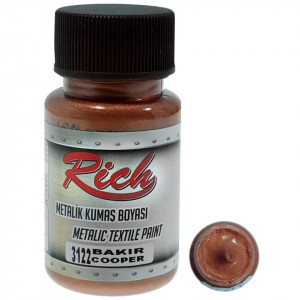 Vopsea textile metalizata 50ml Rich KBM-050 - Img 4
