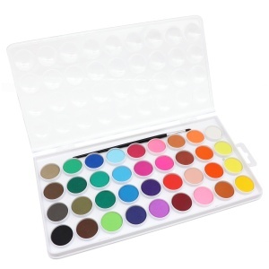 Acuarele 36 culori x 2,3cm + pensula/set Daco AR360 - Img 2