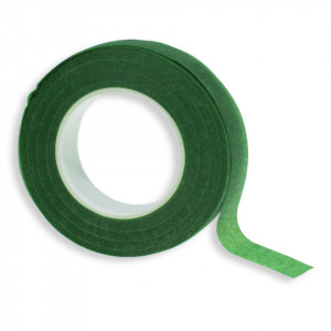 Banda flori verde 1,2cm
