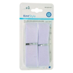 Banda scai adeziva (velcro) mov 2,5x70cm 2/set KmtStyle 5201431