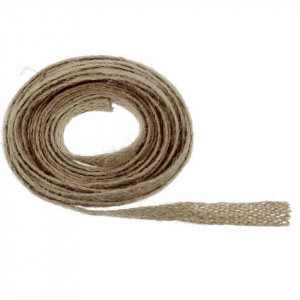 Banda sfoara iuta natur 1cm x 3m