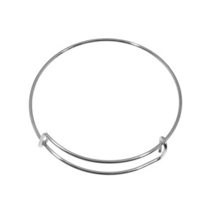 Baza metalica pentru bratara argintie 65mm 501772