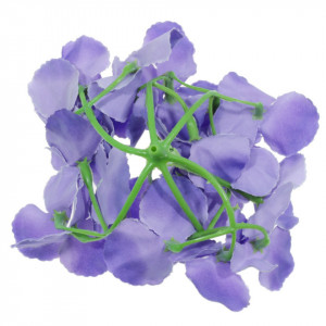 Cap hortensie textil mov degrade 15cm - Img 2