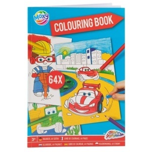 Carte de colorat 21x29,5cm masini model 2 64 pagini 150061