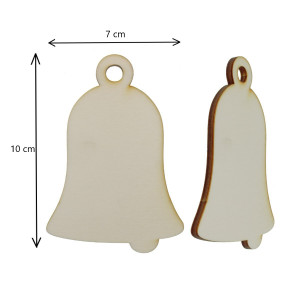 Clopotel placaj model 2 7x10cm - Img 2