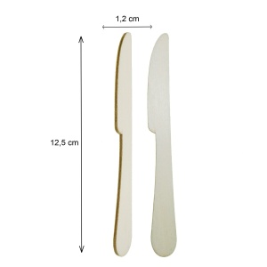 Cutit placaj 12,5x1,2cm 6/set - Img 2