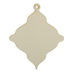 Glob placaj romb vintage 12x10cm