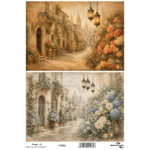 Hartie de orez Peisaj - 10 20x27,5cm
