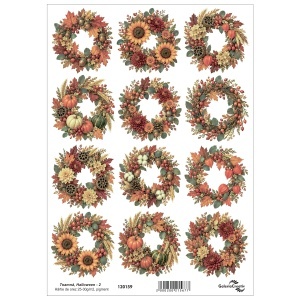Hartie de orez pigment Toamna, Halloween - 2 20x27,5cm