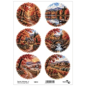 Hartie decoupage Toamna, Halloween - 6 20x27,5cm 90g