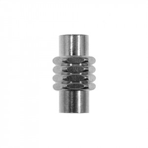 Inchizatoare magnetica tubulara argintiu inchis 19x7mm 2/set