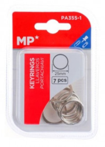 Inel breloc 2,5cm 7/set MP PA355-1