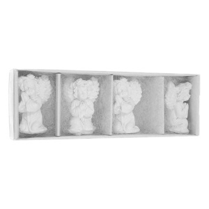 Inger ceramica alb 4,5x2,9cm 2 modele/cutie Canea RD23B-6016 - Img 3