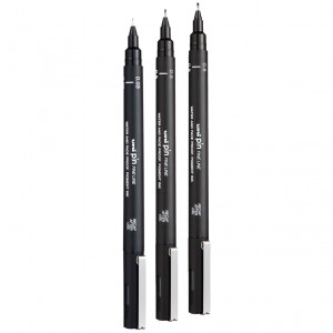 Liner negru pe baza de apa Uni PIN-200S