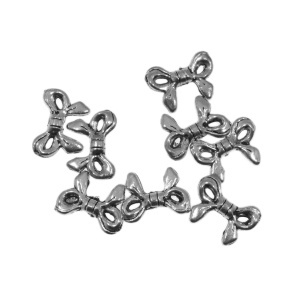 Link metalic argintiu funda 13x10mm 8/set