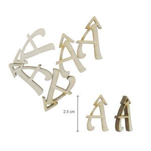 Litera placaj 2,5cm 5/set - Img 28