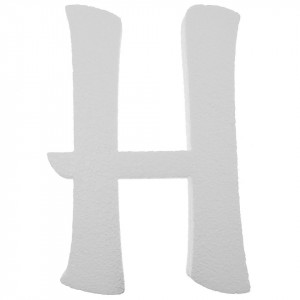 Litera polistiren dens -H- 30x20x2cm font Aladin