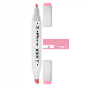 Marker pe baza de alcool cu 2 capete varf rotund si tesit 1mm/2-5mm Artix PP915 - Img 12
