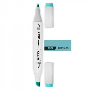 Marker pe baza de alcool cu 2 capete varf rotund si tesit 1mm/2-5mm Artix PP915 - Img 42