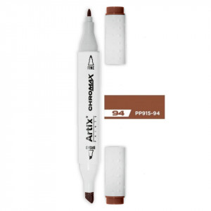 Marker pe baza de alcool cu 2 capete varf rotund si tesit 1mm/2-5mm Artix PP915 - Img 72