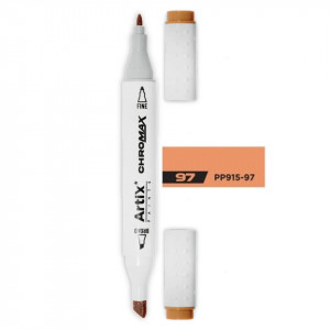 Marker pe baza de alcool cu 2 capete varf rotund si tesit 1mm/2-5mm Artix PP915 - Img 80
