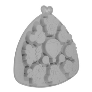 Matrita silicon 11 modele Mickey/Minnie Mouse 21,5x23x2,cm gri T10108