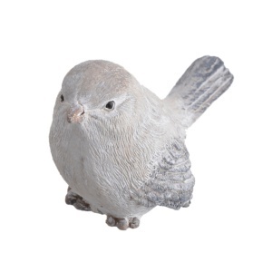 Miniatura pasare ceramica alb/maro model 1 6,3x4,4cm Canea 208CAN23275D_MIX