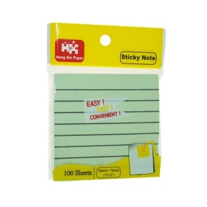 Notes adeziv 4 culori pastel 7,5x7,5cm 100/set 25-275