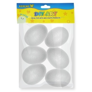 Ou polistiren 6x4cm 6/set Colorarte A739