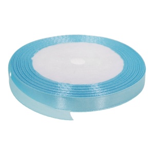 Panglica satinata bleu deschis 10mm x 21m/rola