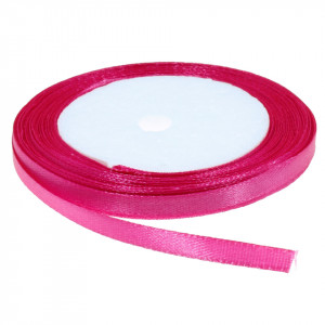 Panglica satinata roz cyclam 6mm x 21m/rola