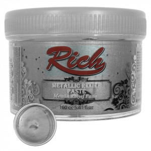 Pasta de relief metalizata 160ml Rich RPM-160 - Img 3