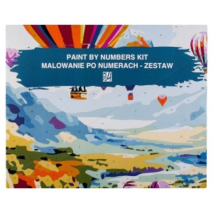 Pictura pe numere cu 24 culori acrilice si 3 pensule 40x50x1,6cm Niki4 - Londra KINPL7788 - Img 5