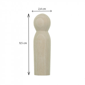 Pion lemn 2,4x9,5cm DG381 - Img 3