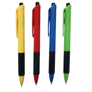 Pix albastru cu mecanism corp plastic diverse culori 0,8mm Office 717 - Img 2